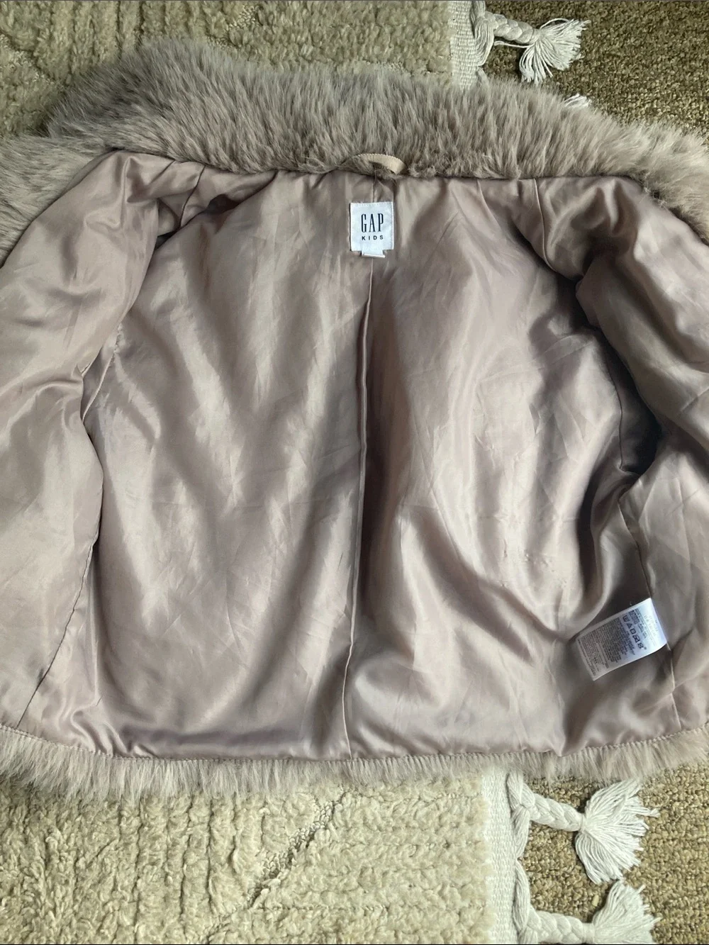 Gap faux fur coat